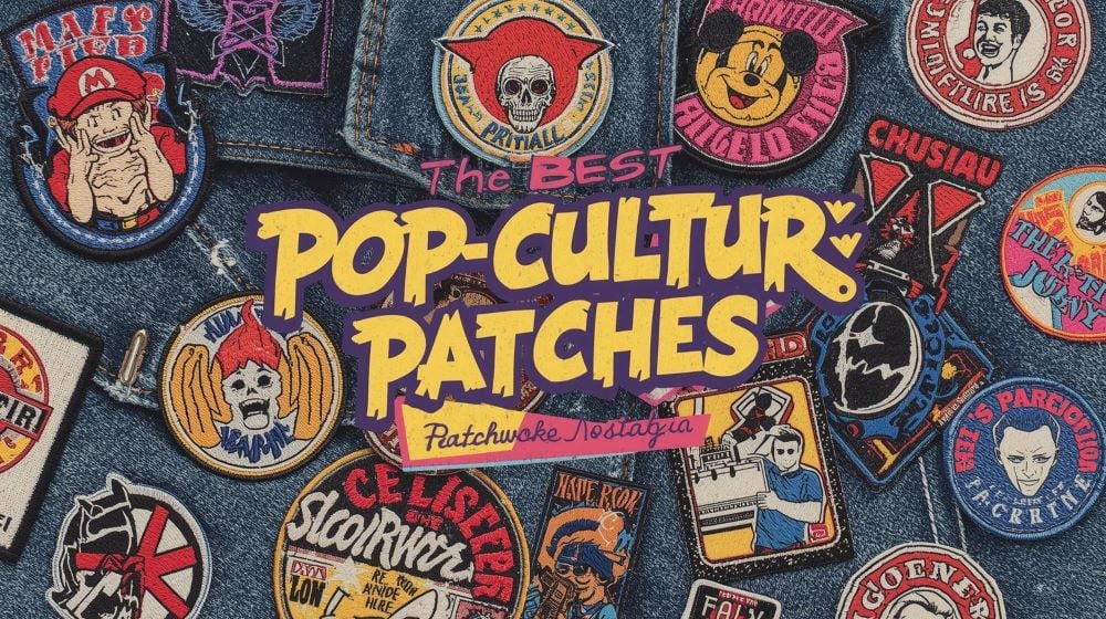 Pop-Culture Patches for 90s Kids